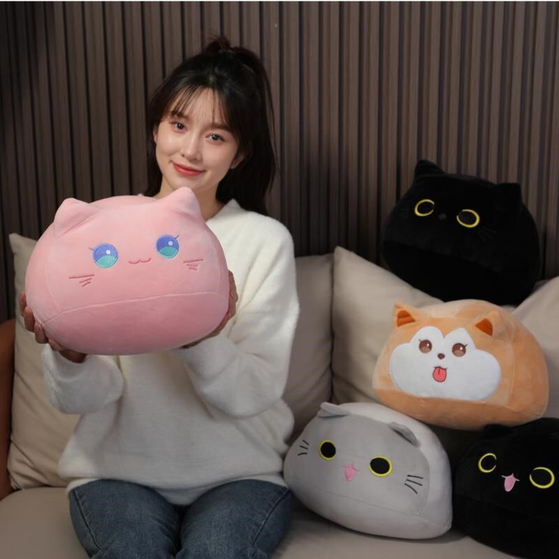 卡通黑猫公仔动物女生宿舍睡觉毛绒玩具抱枕 办公室家居沙发靠垫,床上用品,U型枕/便携枕,淘宝优惠券,粉丝福利购,淘宝优惠卷
