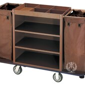 南方C 21客房服务车酒店双边布草车房口车手推工作车三层送餐车大