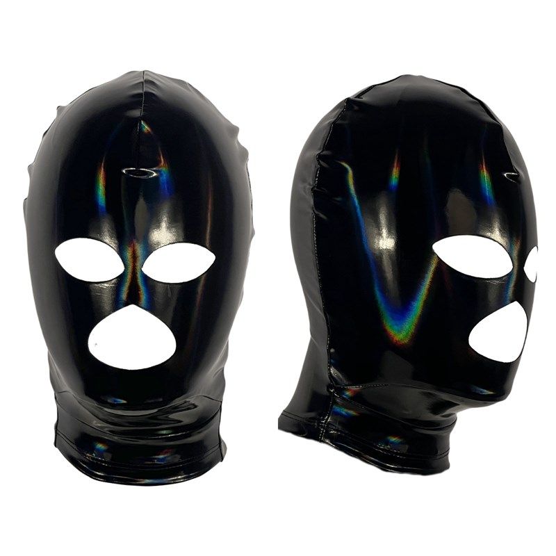 炫彩黑镜面高亮后拉链面具开眼嘴弹力头套演出变装配件节日装扮,节庆用品/礼品,面具,淘宝优惠券,粉丝福利购,淘宝优惠卷