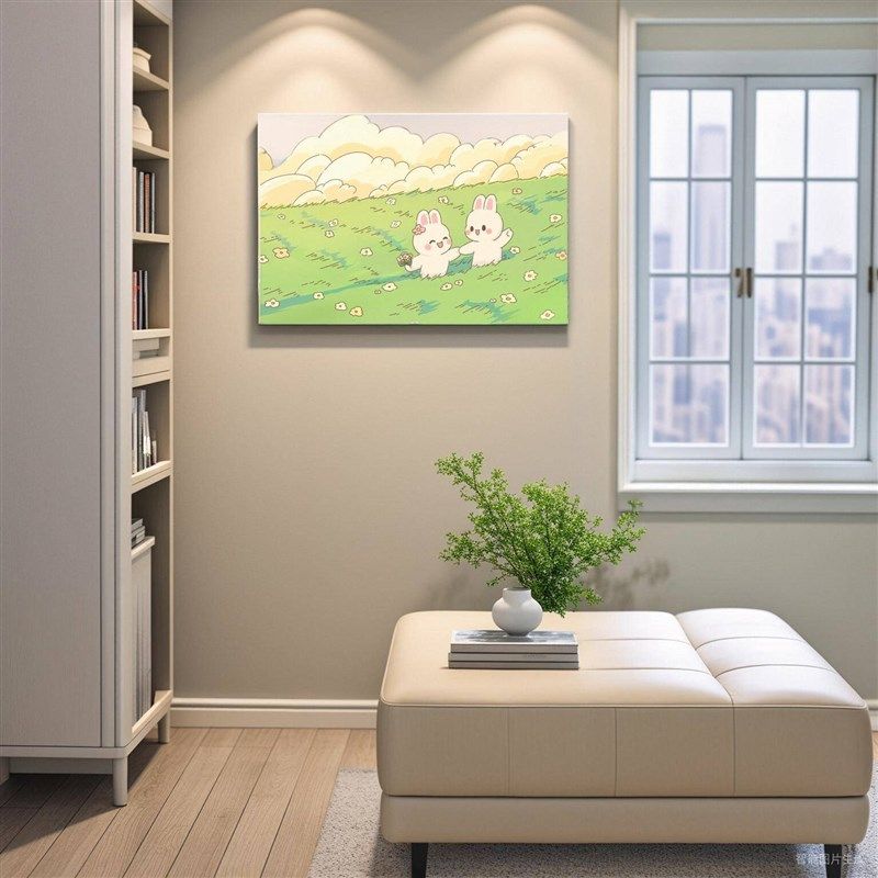 何止钟意草原小清新入户电表箱遮挡装饰画墙面电闸遮丑电箱现代简,鲜花速递/花卉仿真/绿植园艺,割草机/草坪机,淘宝优惠券,粉丝福利购,淘宝优惠卷