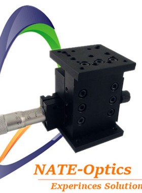 NT05VM13精密光学手动升降台 升降位移台 Z轴滑台 测微头微调平台