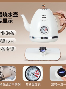 积高E18-5D智能烧水壶家用不锈钢保温电热水壶长嘴电茶壶泡茶专用