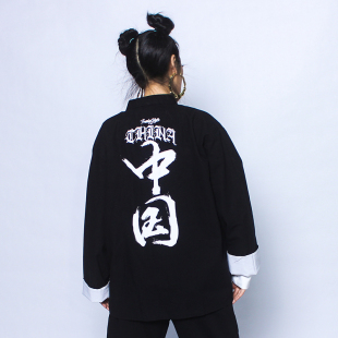 上衣国潮春秋季 Funkystyle中国风外套男唐装 夹克盘扣复古中山中式