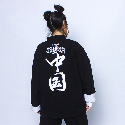 Funkystyle中国风外套男唐装夹克盘扣复古中山中式上衣国潮春秋季