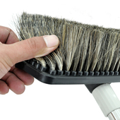 兰诗2.25米鬃毛刷长柄不锈钢杆可通水货车刷洗车刷子可伸缩清洁刷