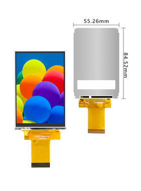 3.5寸TFT液晶显示屏MCU并口RGB666/565接口LCD彩屏SPI串口ILI9488