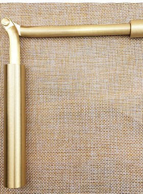 折叠亚光寻龙尺摆件黄铜探测棒高精度专业辅助罗盘仪点穴桌面摆件