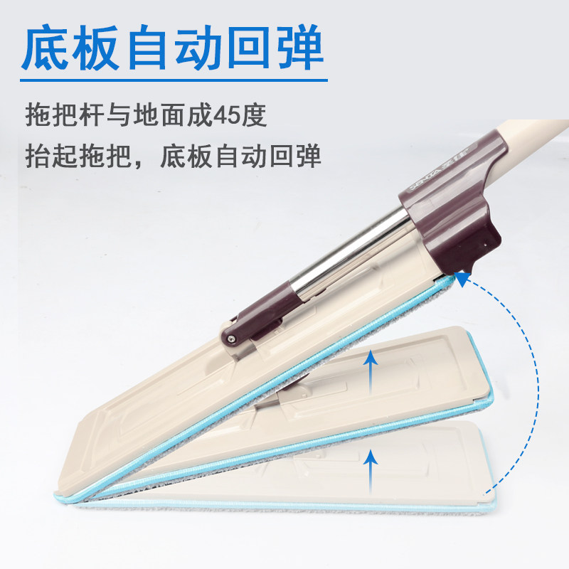 家用懒人大号免手洗平板拖把干湿两用瓷砖木地板可拆卸旋转挤水