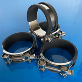 304不锈钢强力胶皮喉箍管道堵漏带压修补神器上下水管道砂眼堵漏