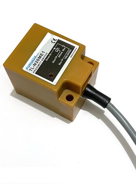 方形接近开关TL-N20ME1 PNP NO三线常开金属感应限位传感器远距离