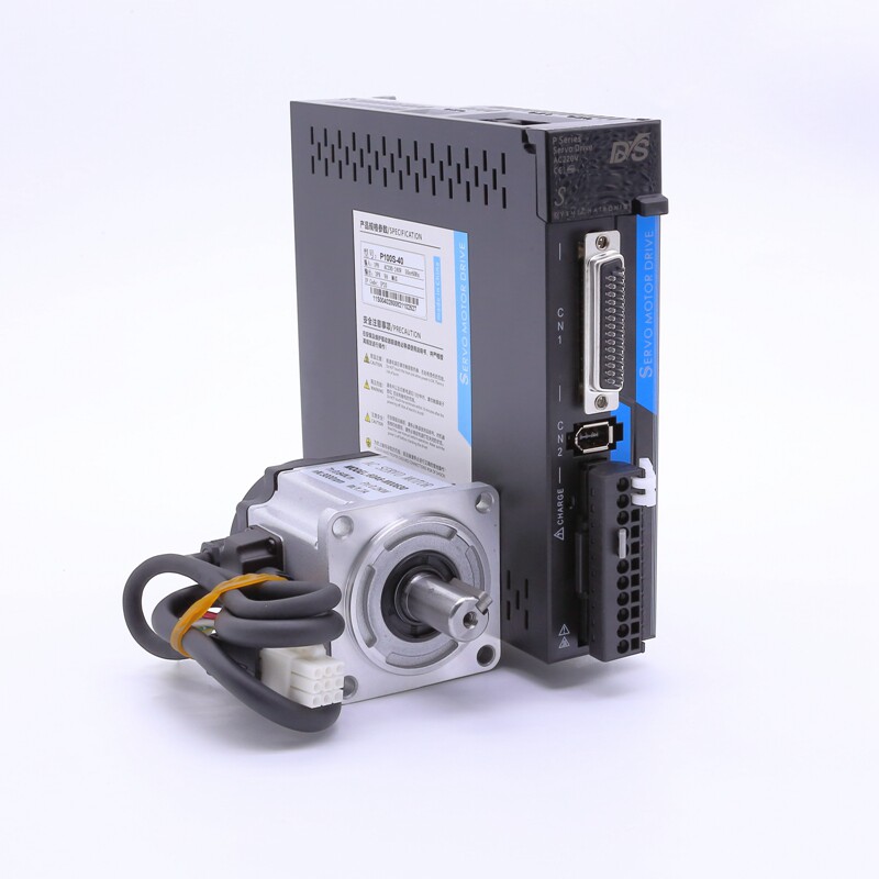 60/80交流伺服电机驱动器套装200W/400W/750W/1KW恒力矩标485通讯
