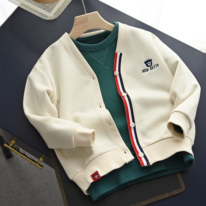 儿童棉质开衫外套 男童女童 网眼针织衫 长袖  春款 山东网店童装,童装/婴儿装/亲子装,普通外套,淘宝优惠券,粉丝福利购,淘宝优惠卷