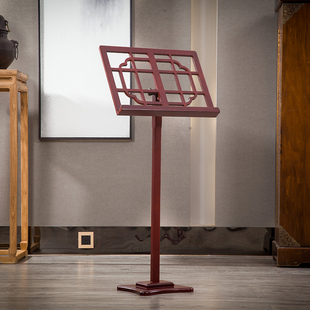 实木质葫芦竹乐古琴古筝谱架便携式乐谱架子可折叠谱台厂家用包邮