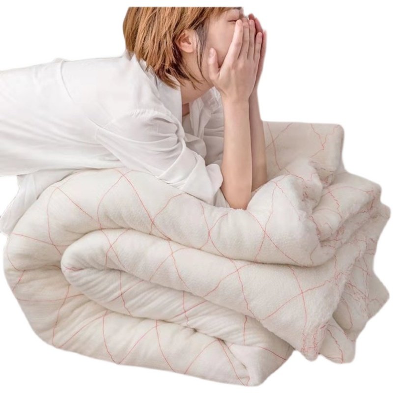 棉絮棉被芯学生宿舍铺床垫被棉花被子春秋冬被加厚保暖棉胎被褥子,床上用品,棉花被,淘宝优惠券,粉丝福利购,淘宝优惠卷