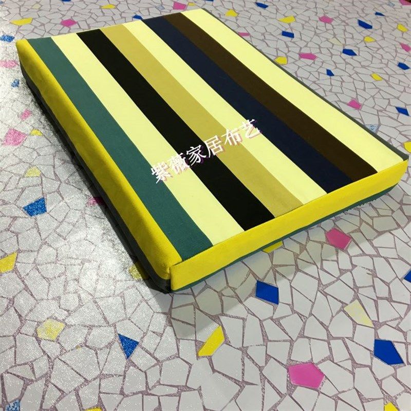 纯棉加厚帆布长方形海绵坐垫沙发垫飘窗垫 木凳长条椅垫 换鞋椅垫,居家布艺,椅垫,淘宝优惠券,粉丝福利购,淘宝优惠卷