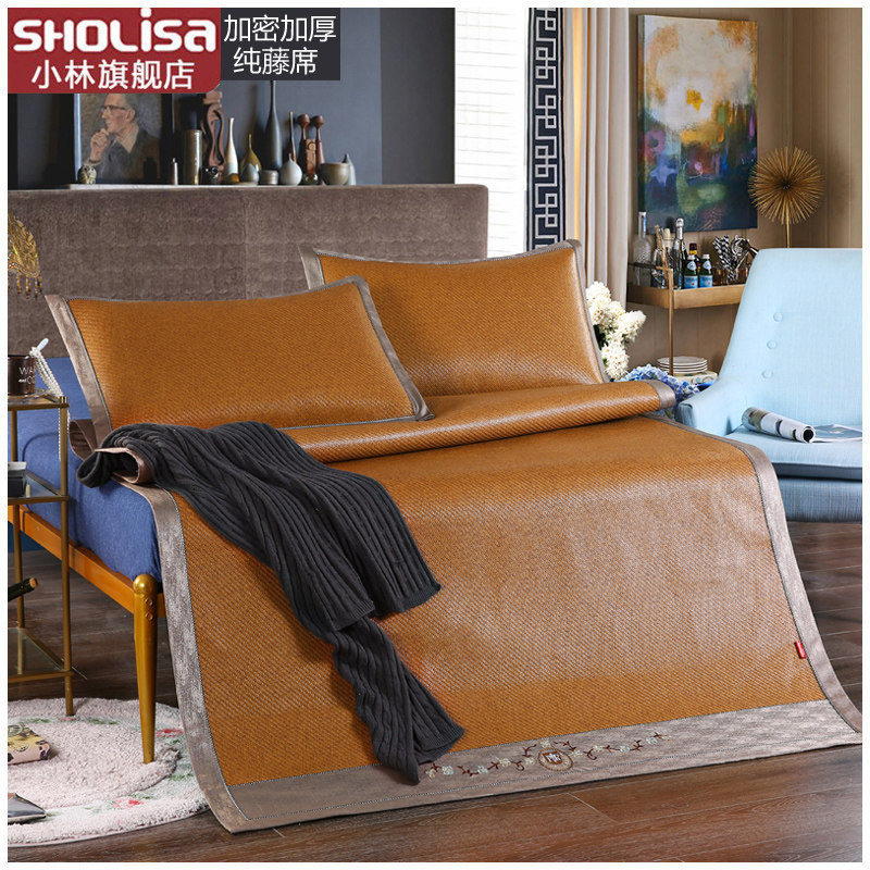 小林寝饰凉席纯藤天然席家用可折叠席子单双人可折叠古藤草席子夏,床上用品,藤席,淘宝优惠券,粉丝福利购,淘宝优惠卷