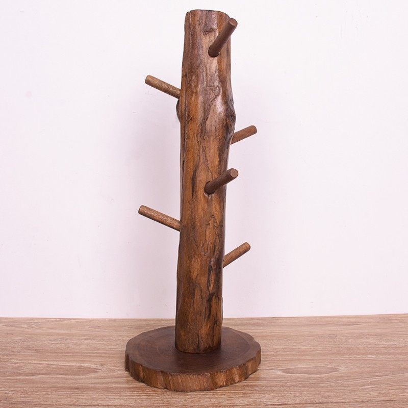 实木创意沥水杯架水杯挂架家用茶杯架子马克杯咖啡杯收纳置物架