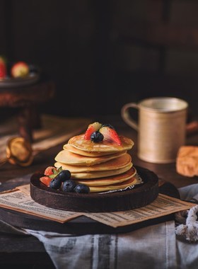 作旧木盘 摄影木板背景板装饰摆件 美食静物拍照 【二店道具铺】