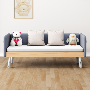 儿童床拼接床软包带护栏卧室拼接大床男孩女孩婴儿床加宽床边小床