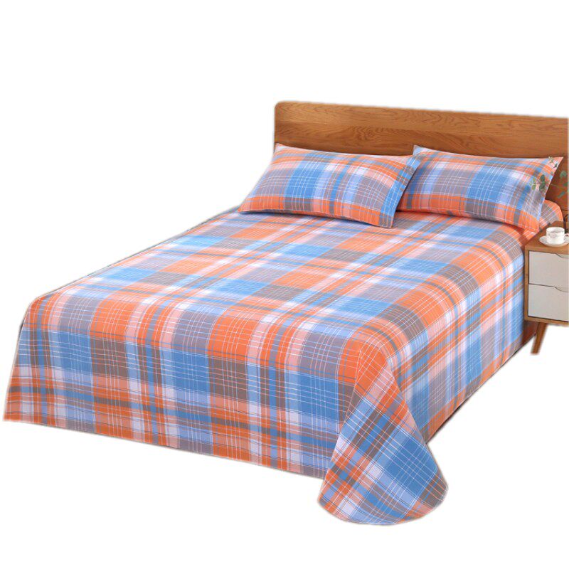 精品粗布优质32支纱纯棉老粗布床单加厚手工单人双人被套三四件套