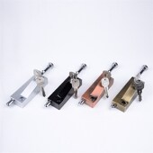 木门地锁弹簧插销门插销锁开门地插销地插锁自动旋转门插销门锁