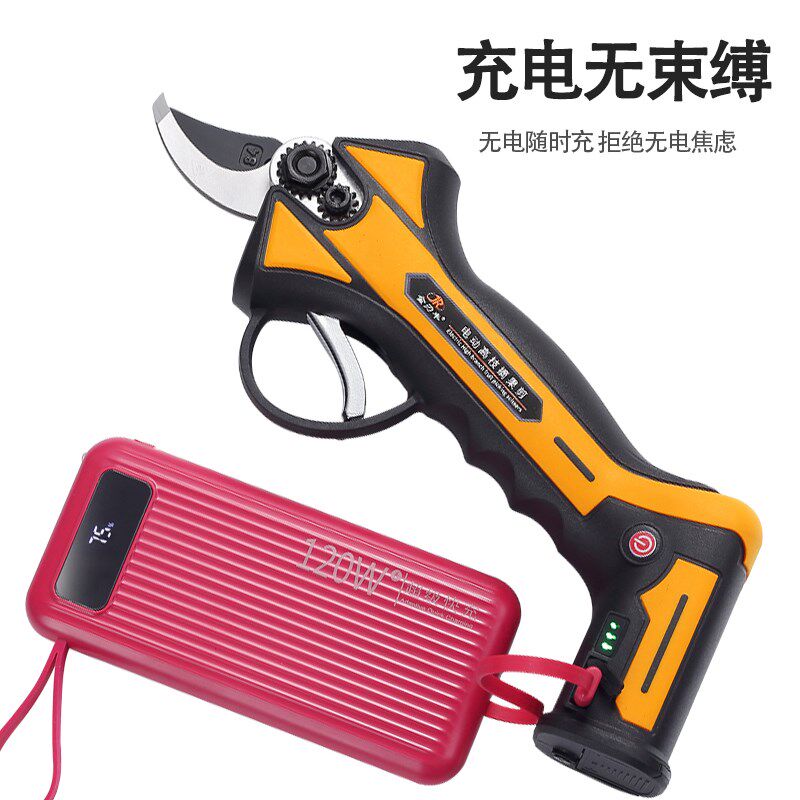 电动摘果神器伸缩杆修高枝剪高空摘果器水果采摘龙眼荔枝枇杷剪刀