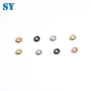 纯铜圆环扣吊钟穿绳扣卫衣羽绒服吊坠下摆扣DIY服装辅料