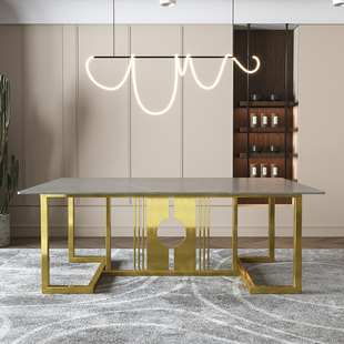 创意桌腿桌脚支架碳素钢大板钢化玻璃改造茶桌办公餐桌不锈钢桌架