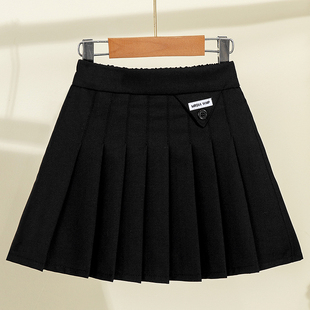 女童半身裙百褶裙夏季2023新款儿童洋气短裙百搭春秋女孩学院裙子