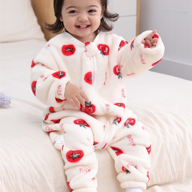 婴儿睡袋秋冬季加厚分腿防踢被神器新款法兰绒宝宝儿童连体睡衣,婴童用品,睡袋/防踢被,淘宝优惠券,粉丝福利购,淘宝优惠卷