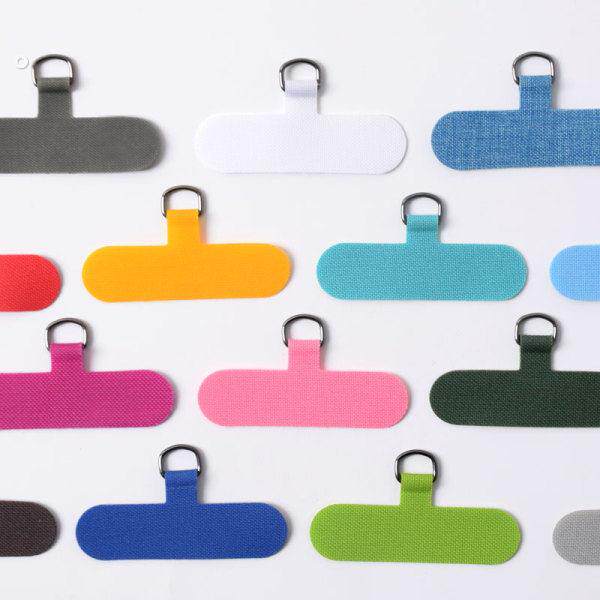 手机挂绳挂绳贴片布垫片手机壳通用夹片卡片潮挂饰防丢手机链