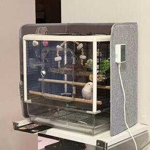 鹦鹉过冬神器冬季保温箱鸟笼取暖器鸟窝专用加热保温罩恒温电热毯