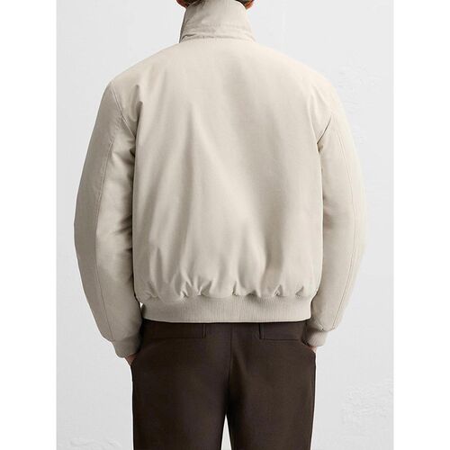 柜529!ZA男装秋冬新款翻领夹克棉衣男士简约休闲棉服外套3918621