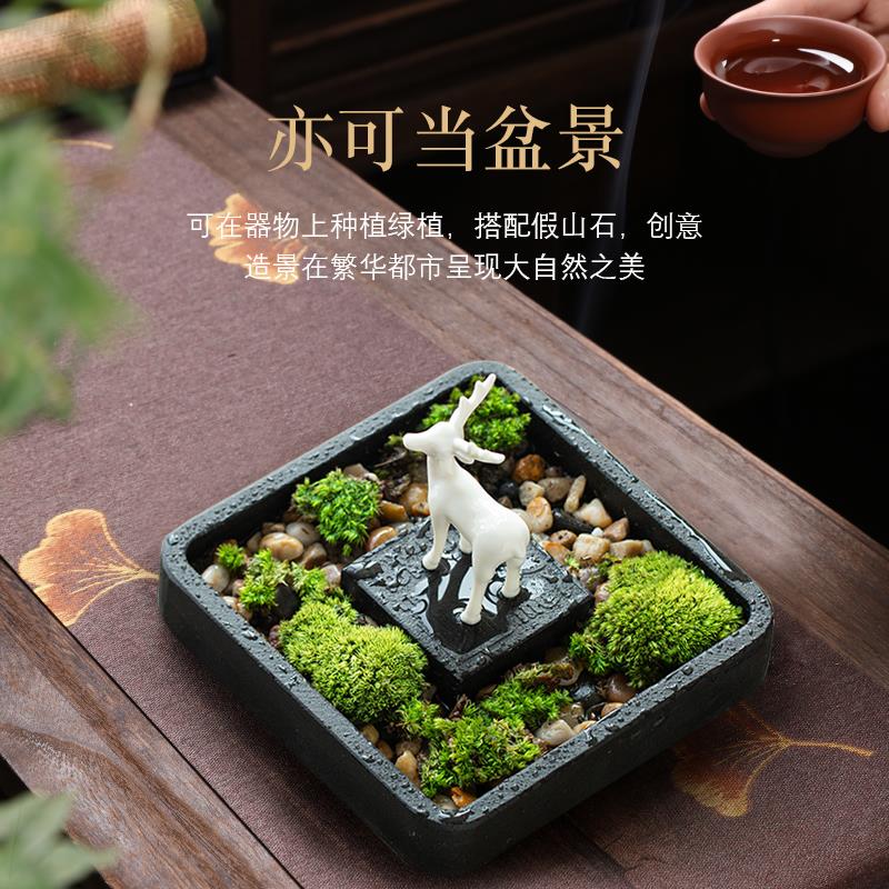创意石制烟灰缸家用客厅办公室茶几大号个性烟灰缸定制开业送礼物