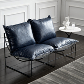 简约小沙发轻奢北欧单双人懒人躺椅客厅阳台卧室休息区休闲沙发椅