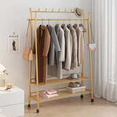北欧衣架落地卧室内衣帽架置物架家用简易多功能收纳挂衣服架子