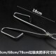 加长不锈钢垃圾夹子火钳拾物器取物环卫工捡垃圾卫生钳子家用碳夹