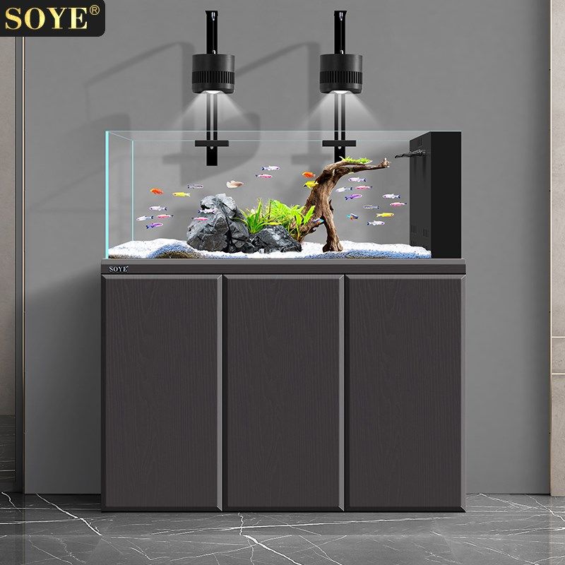 索一鱼缸客厅造景水草生态超白中大型底滤溪流缸2024新款水族箱,宠物/宠物食品及用品,底柜/落地缸,淘宝优惠券,粉丝福利购,淘宝优惠卷