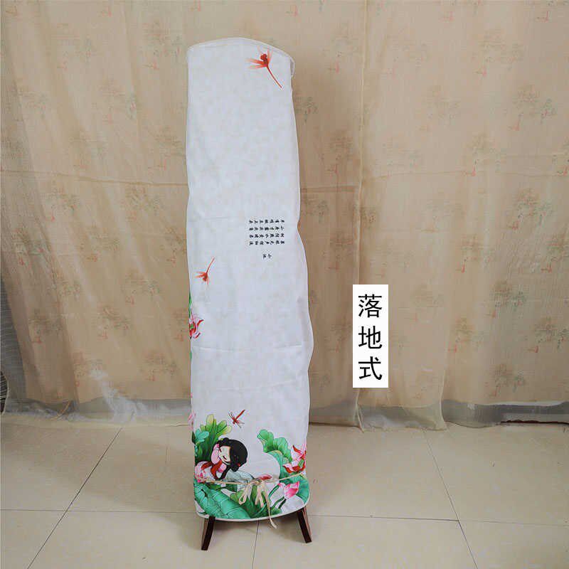 落地式古筝防尘罩荷花仙子图可爱儿童卡通古筝琴罩挂墙式加厚盖布