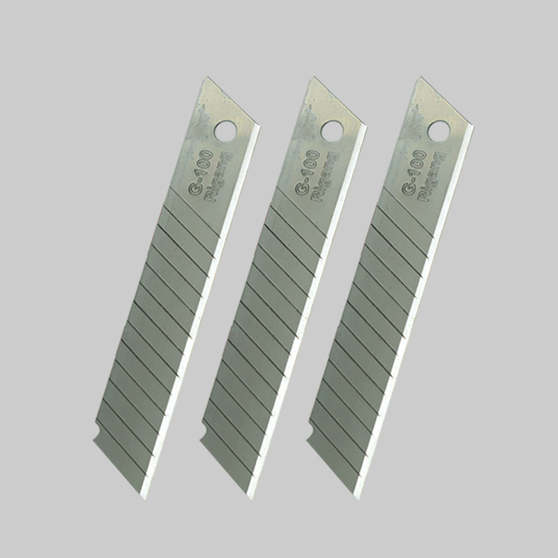 日钢加厚美工刀片18MM大号壁纸刀片14节介刀片裁切墙纸美缝工业用,五金/工具,刀片,淘宝优惠券,粉丝福利购,淘宝优惠卷
