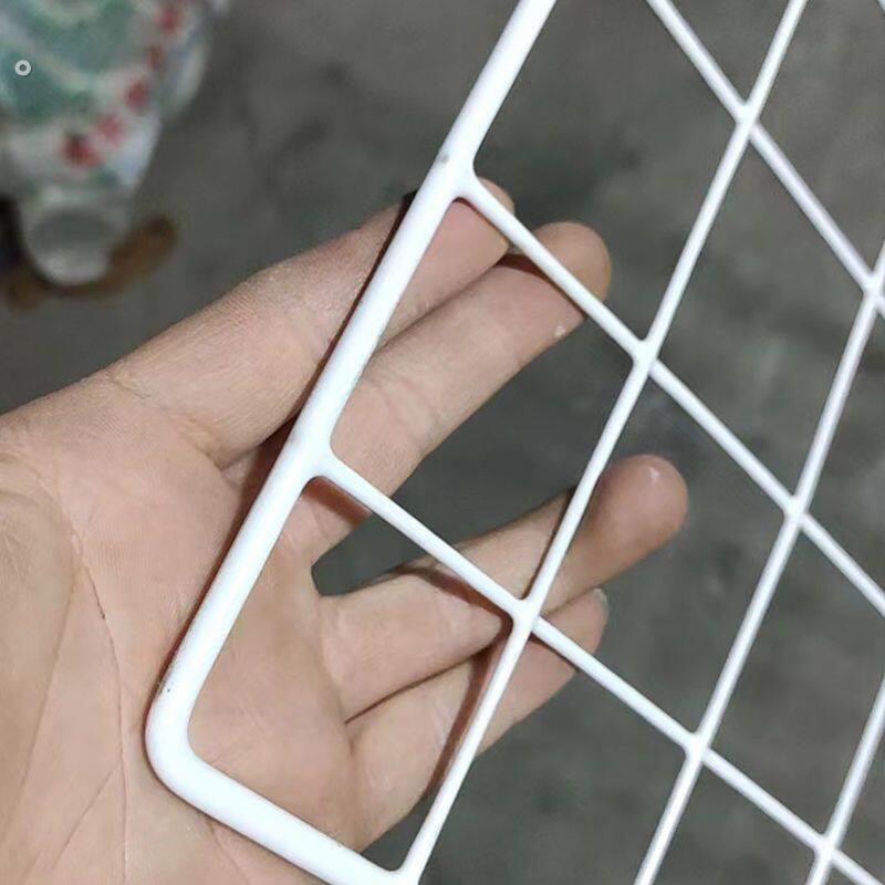铁网格展示架置物架网片挂墙挂钩装饰照片墙收纳铁丝网环创白展架