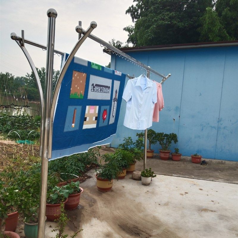 无锡江阴室外定制不锈钢304定做户外别墅大型晾衣架大型户外,商业/办公家具,服装展示架,淘宝优惠券,粉丝福利购,淘宝优惠卷