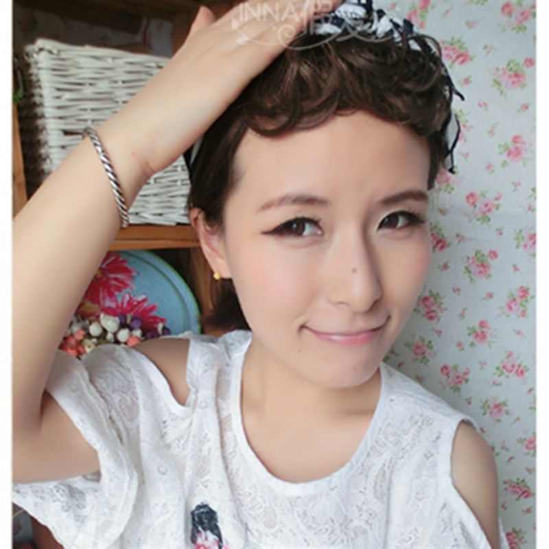 露额二次元刘海 凌乱内卷空气感薄刘海内卷斜齐假发眉上刘海片,美发护发/假发,刘海片,淘宝优惠券,粉丝福利购,淘宝优惠卷