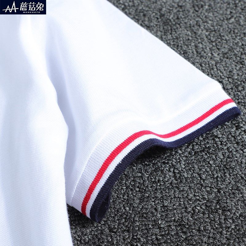 胖男童短袖POLO衫中大童小学生宽松男孩白色T恤校服班服翻领上衣,童装/婴儿装/亲子装,儿童POLO衫,淘宝优惠券,粉丝福利购,淘宝优惠卷