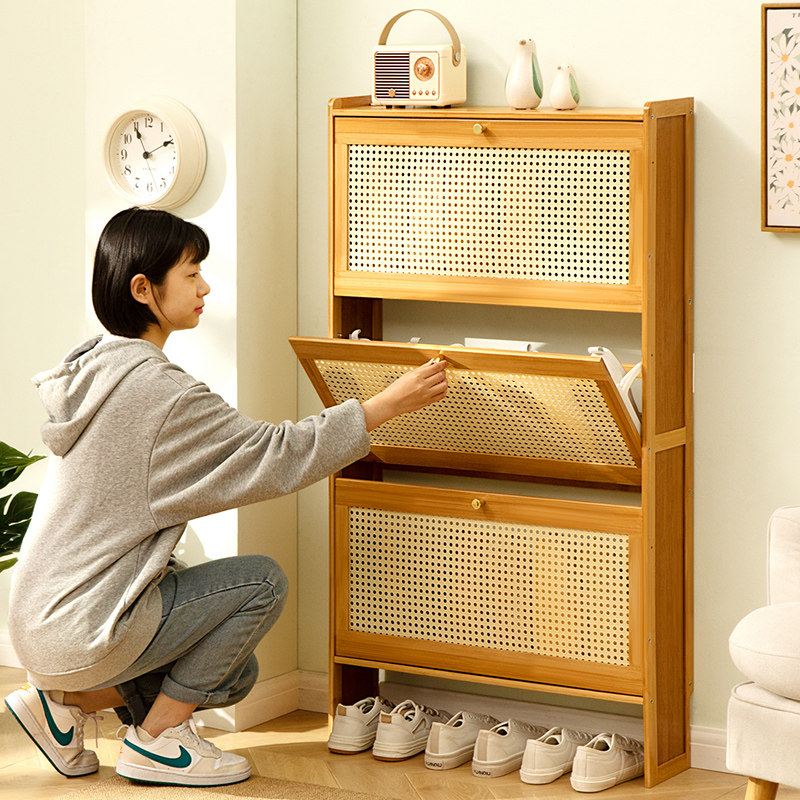 超薄鞋柜家用门口翻斗鞋架子大容量入户门玄关省空间收纳神器简易,住宅家具,鞋架,淘宝优惠券,粉丝福利购,淘宝优惠卷