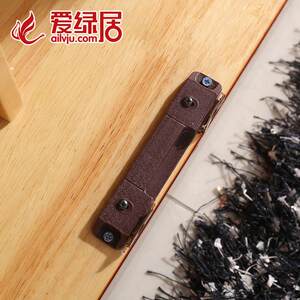 爱绿居 北欧风格家具新中式家具 全实木四门衣柜海棠木立柜大衣柜