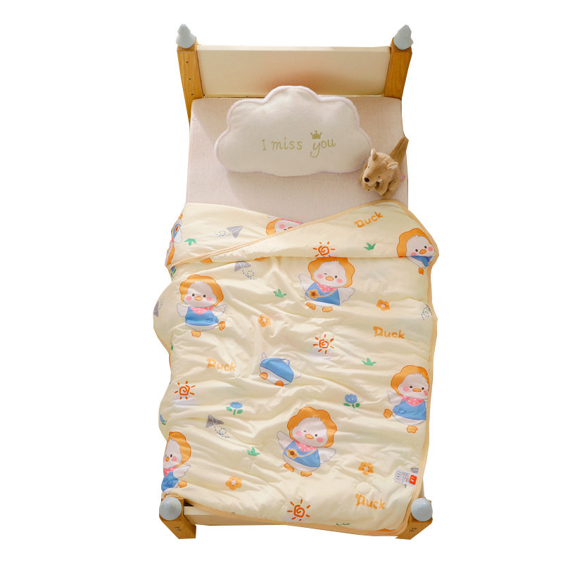 夏凉被儿童空调被婴儿被子凉感丝宝宝幼儿园午睡薄被芯夏被可机洗