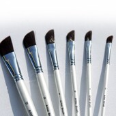 丙烯画笔集合油画笔水粉彩画笔蓝杆金管尼龙画笔纸币擦铅笔勾线笔