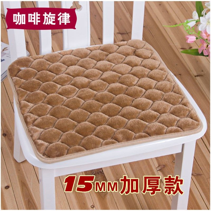 新品加厚冬季保暖毛绒椅垫餐椅坐垫学生办公室汽车座垫防滑有绑带,居家布艺,椅垫,淘宝优惠券,粉丝福利购,淘宝优惠卷