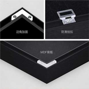 装饰画定制铝合金外框晶瓷画艺术微喷可擦客厅挂画制作来图打印